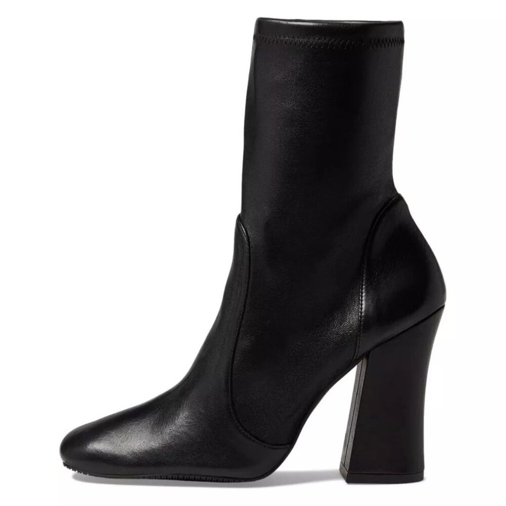 $700 Stuart Weitzman Curveblock 100 Square Leathe… - image 1